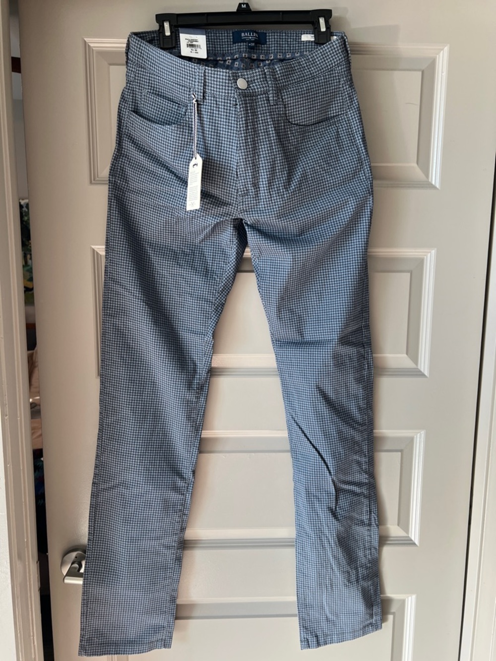 Ballin Blue Check Men’s Dress Pants